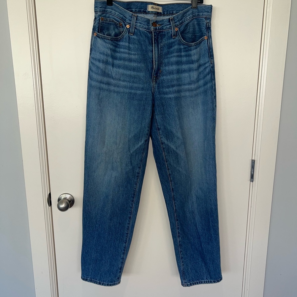 Madewell Relaxed Boyfriend Jeans – Medium Wash Vintage Look Denim size 29